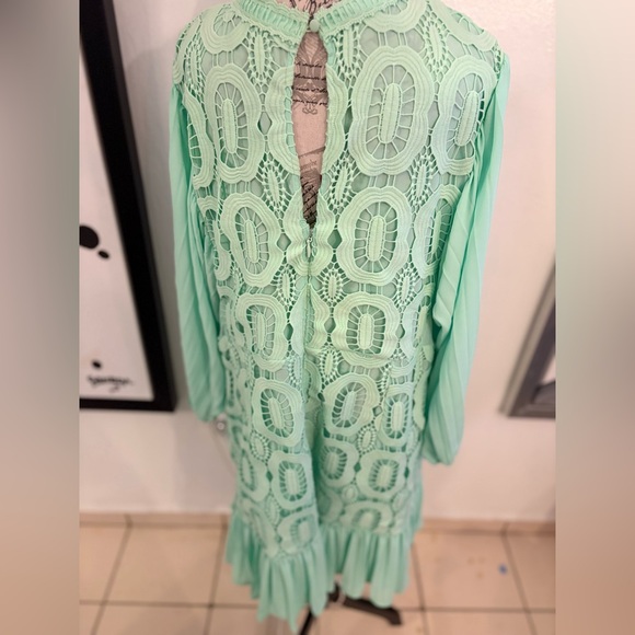 Bundle 2 for $30. Fashion to Figure Mint Green Dress. Size 3XLarge. Like New! - Picture 6 of 9
